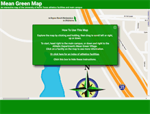 Tablet Screenshot of meangreenmap.com